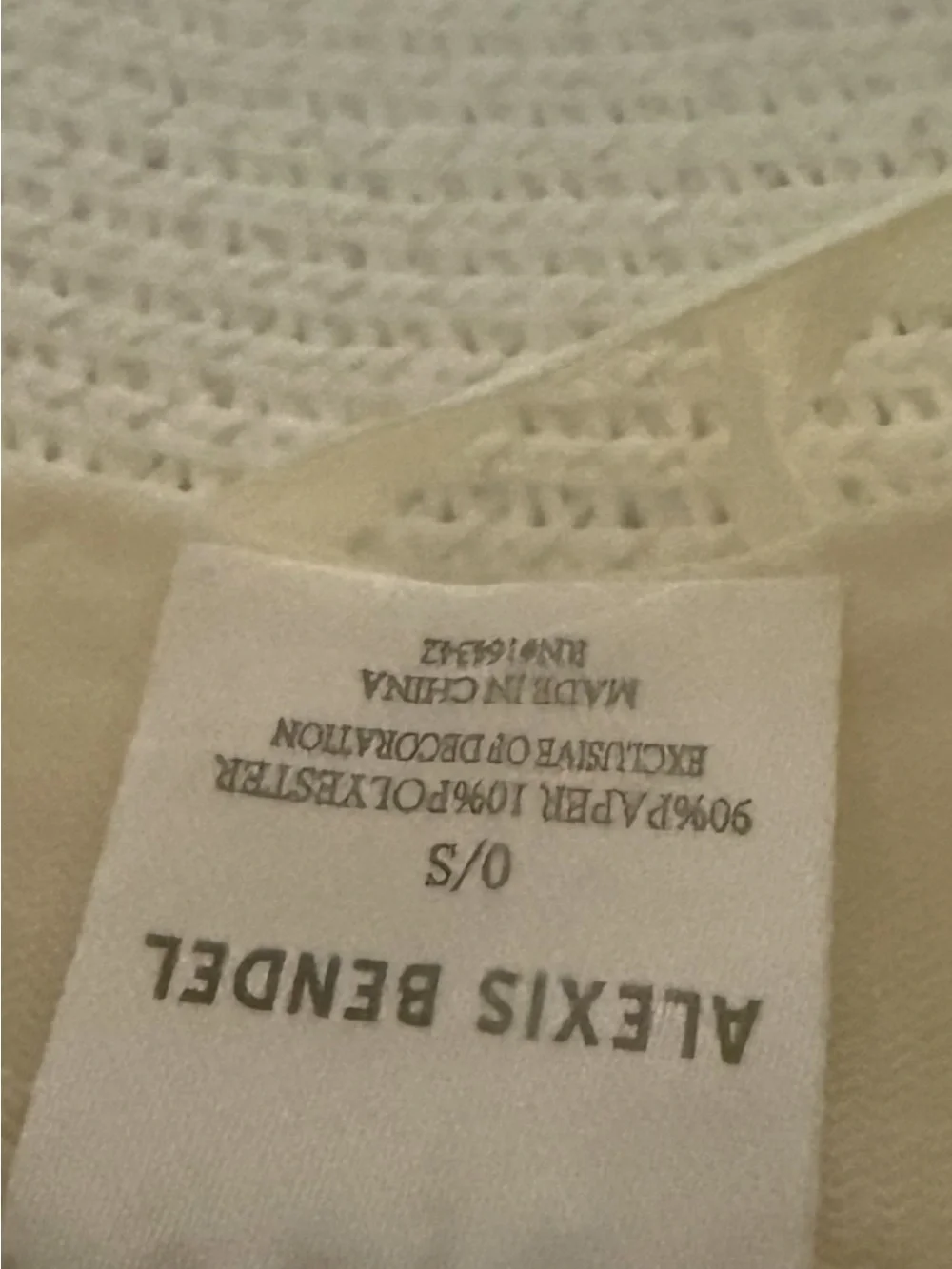 Alexis Bendel never worn